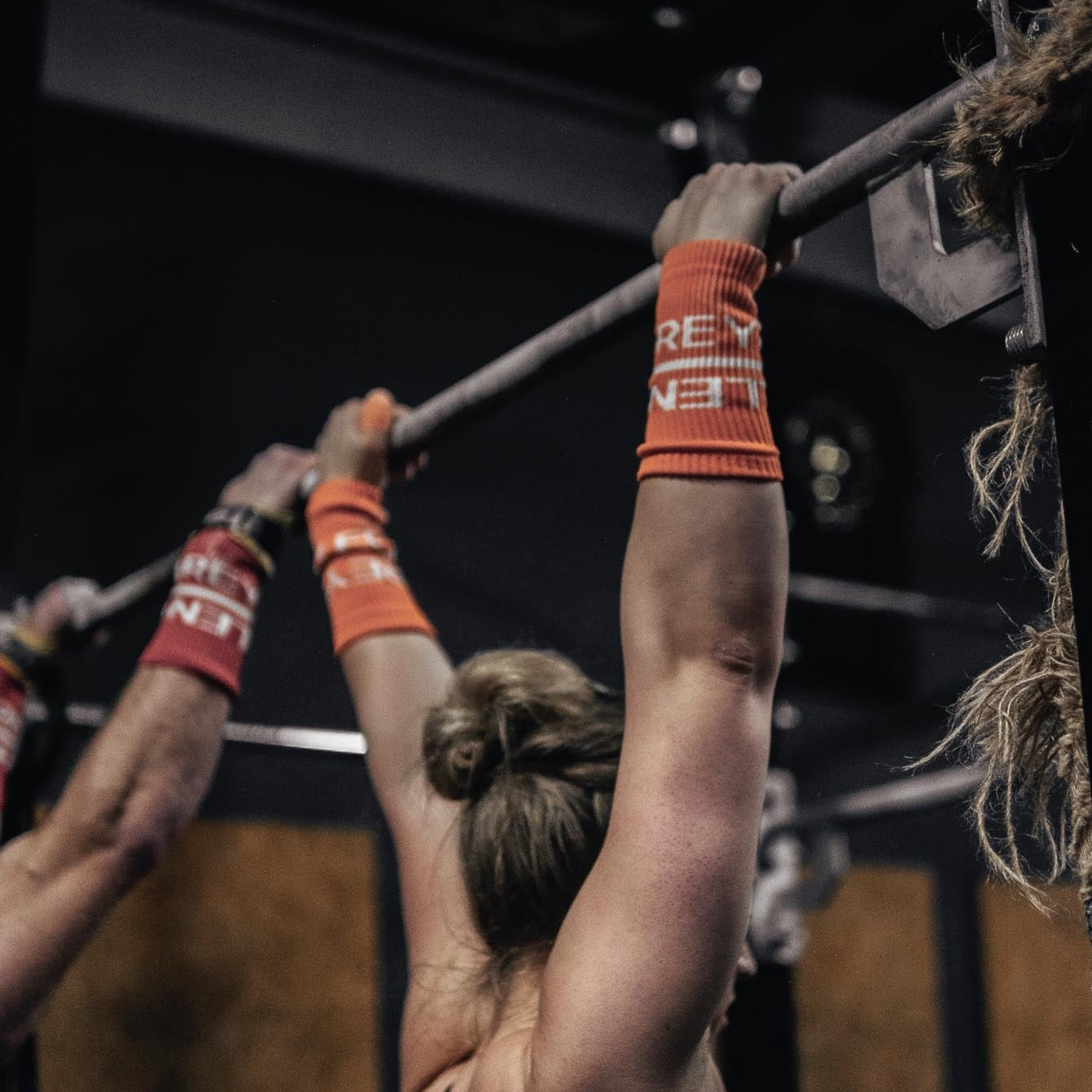 crossfit sweatbands orange
