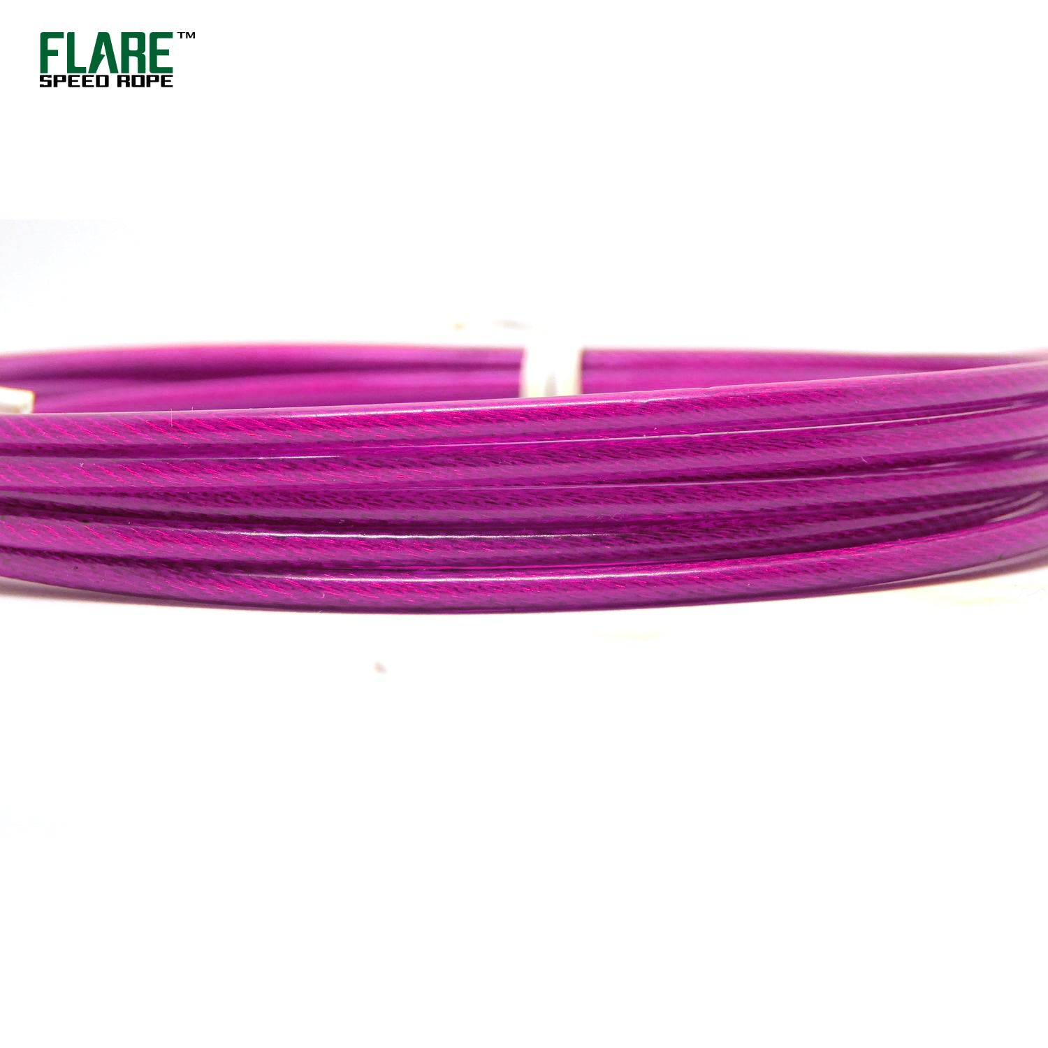 Flare replacement speed rope cables pink pvc cable