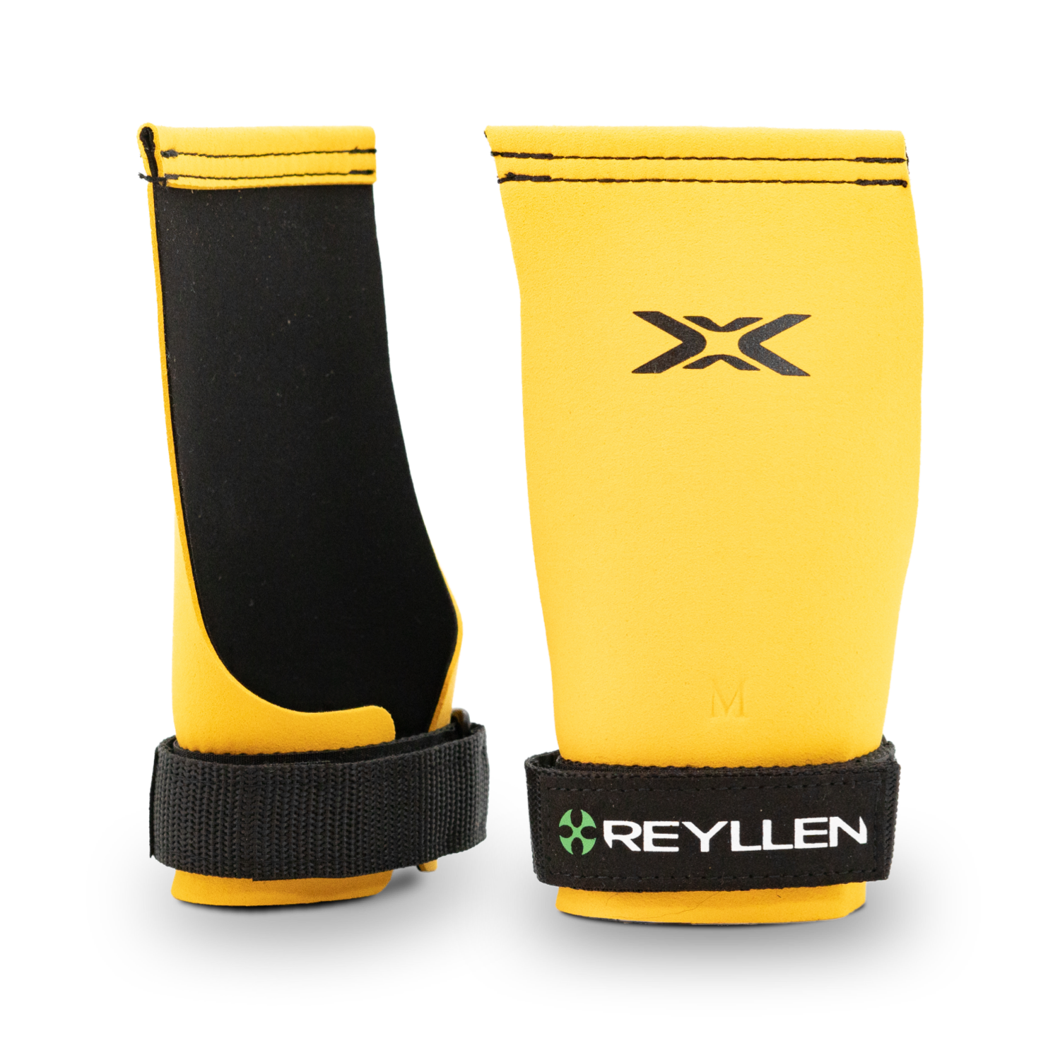 Reyllen X2 BumbleBee Crossfit Gymnastic Hand Grips - Fingerless main png profile