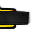 Reyllen BumbleBee Pro Grips punch-hole buckle detail