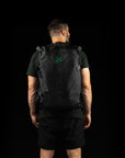 reyllen usa rx3 backpack for crossfit black back view