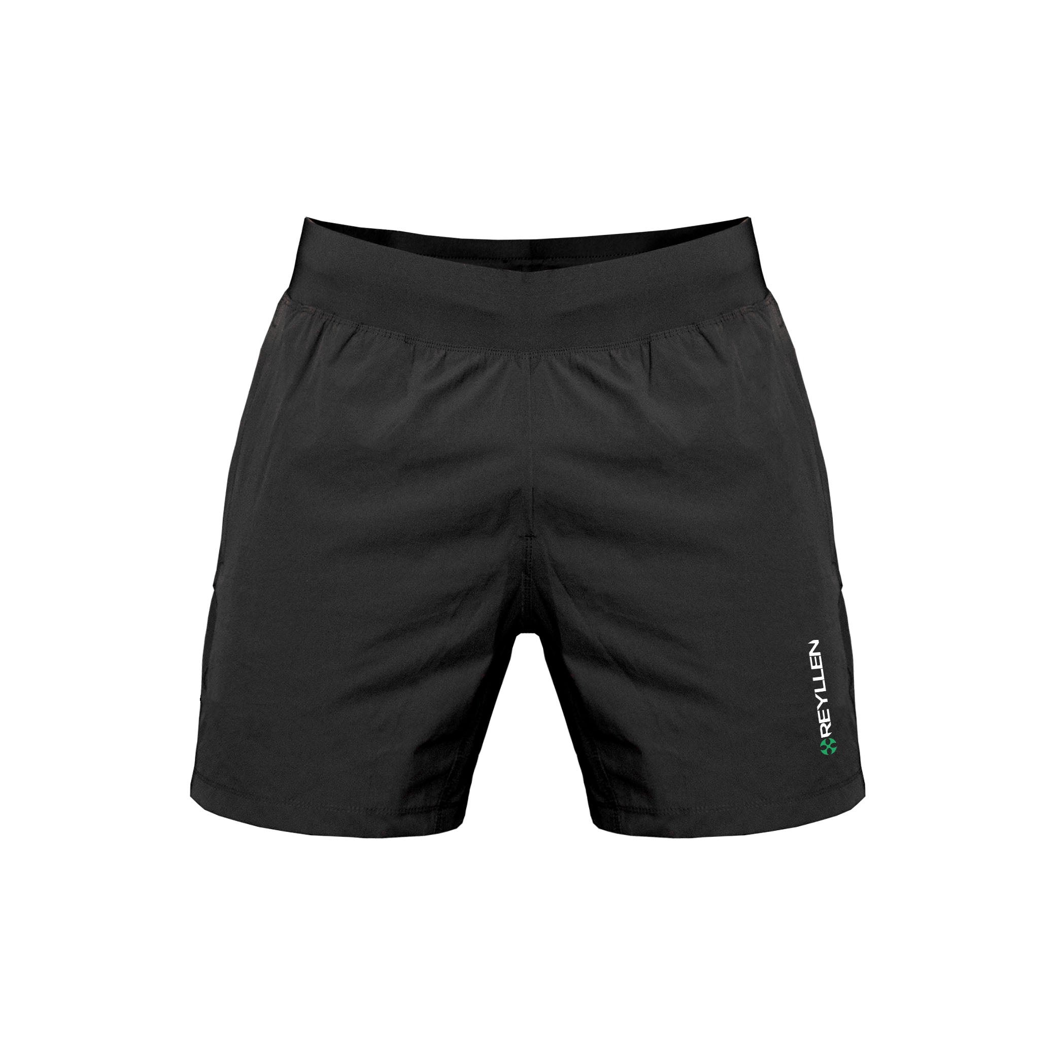 reyllen usa crossfit wod shorts for men black front