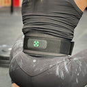 Reyllen X-Prime Weight Lifting Belt EVA Foam Core 5" Taper - shown wearing by woman back view