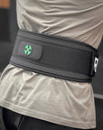 Reyllen X-Prime Weight Lifting Belt EVA Foam Core 5" Taper -  shown wearing by man back view