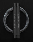 Reyllen Flare Mx Speed Skipping Jump Rope - Aluminium Handles - grey with grey pvc cable
