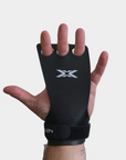 Reyllen Gecko Carbon X2 3-hole CrossFit Gymnastic Hand Grips - worn on hand single