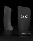 Reyllen Merlin X4 CrossFit Gymnastic Hand Grips - Rubber Fingerless - black background image