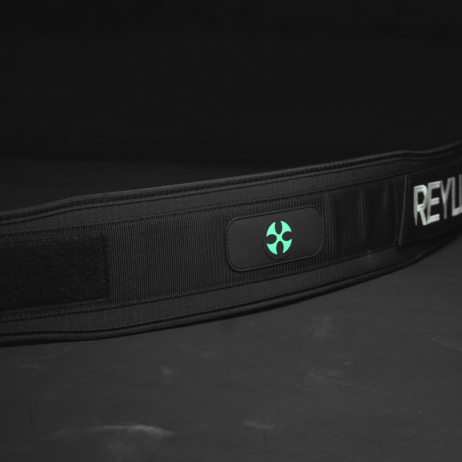 Reyllen X-Prime Weight Lifting Belt EVA Foam Core 5" Taper - Lay Flat on side view 