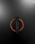 Reyllen Flare Mx Speed Skipping Jump Rope - Aluminium Handles - black with orange nylon coated cable