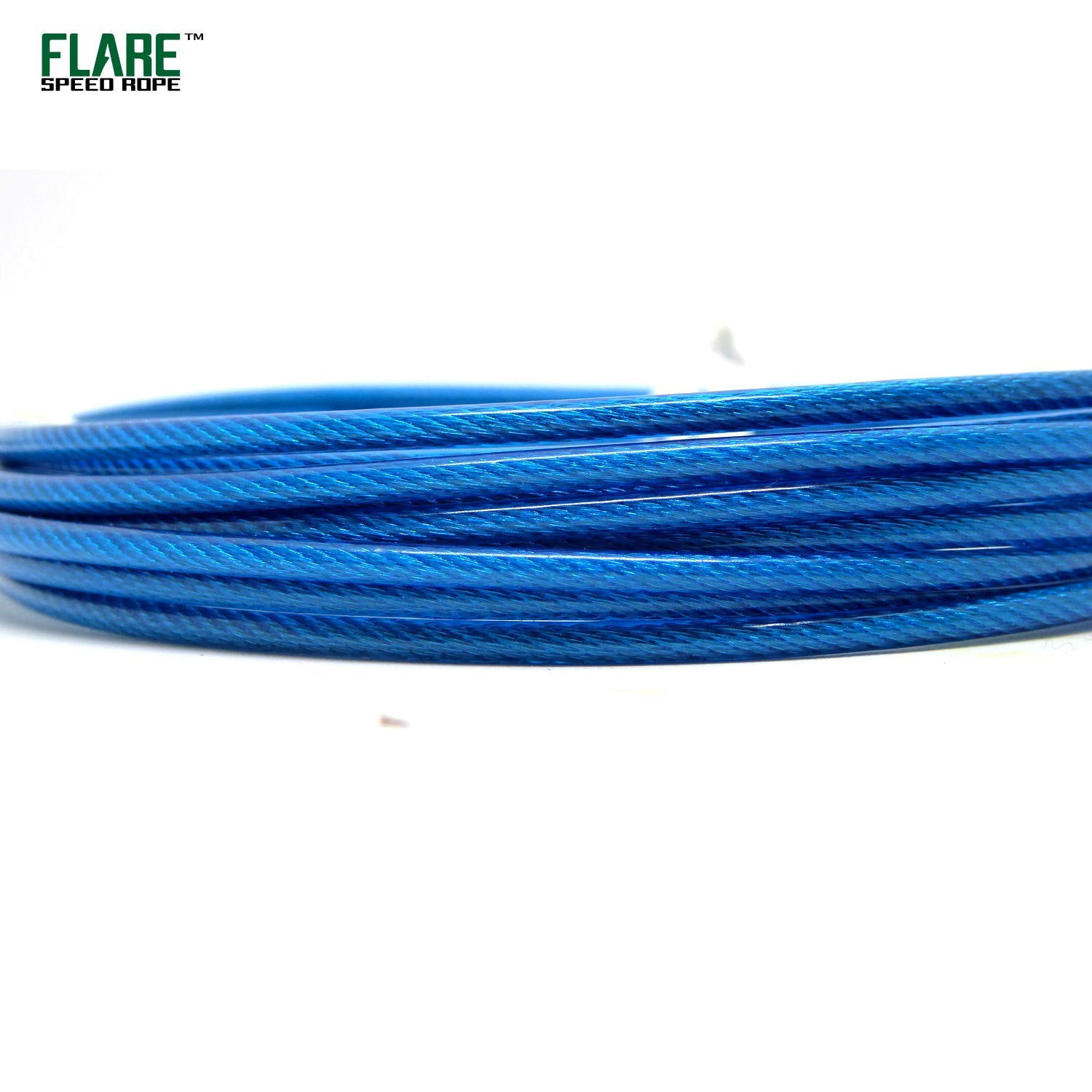 Flare replacement speed rope cables blue pvc cable